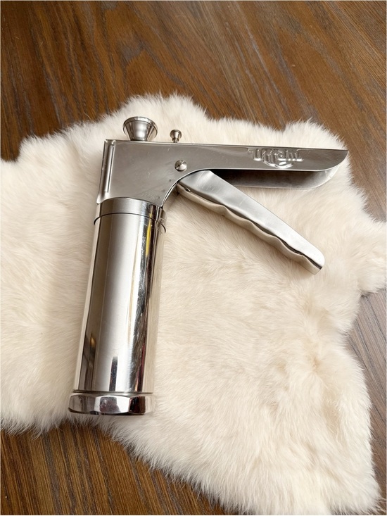 Apex Other - Vintage Chrome Indian Sancha Murukku Press | Rare Kitchen Tool